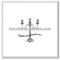 T201 H315mm Stainless Steel 3 Heads Candle Holder